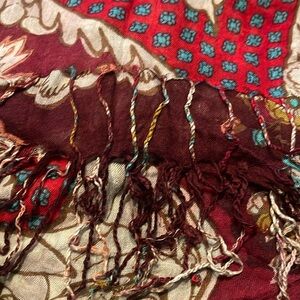 Old Navy Summer Red Scarf